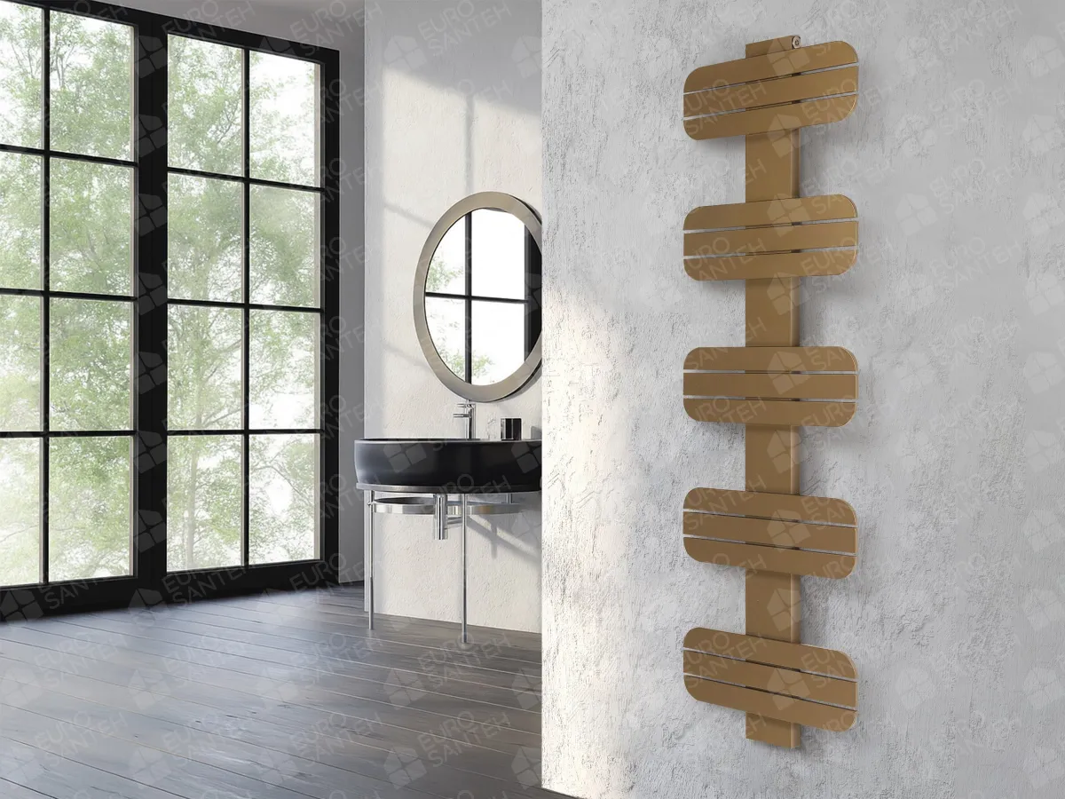 Designer towel warmer LOJIMAX, collection DOSIA height 250 mm. width 400 mm. MY-512 gloss
