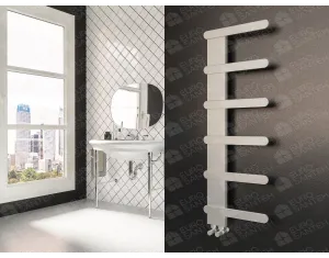 Uscător de prosoape de design LOJIMAX colecția NUMMO STYLE 1140x450 mm, Lemon