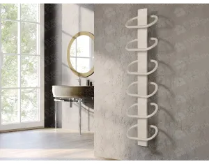 LOJIMAX designer towel warmers, PEARL collection, Lemon gloss