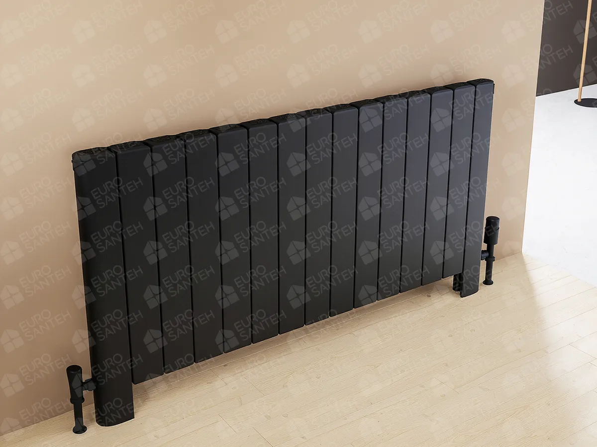 Designer radiators LOJIMAX, collection NIORA LUX, white matte