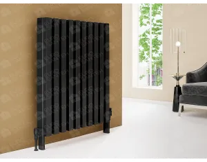 Calorifere decorativ LOJIMAX, colectia OPAL LUX, negru mat