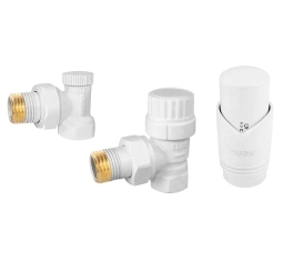 Iron colt faucet set 1/2 turn + White return + thermo cap GT30