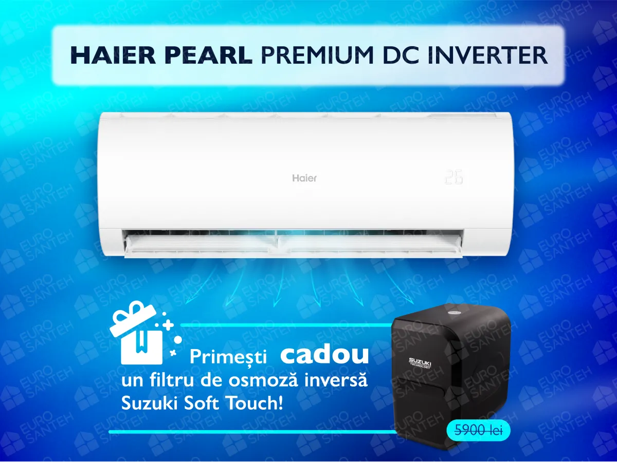 Conditioner HAIER PEARL Premium DC Inverter R32 AS35PBPHRA-PRE-1U35YEGFRA-H (Încălzire pana la - 25°C)