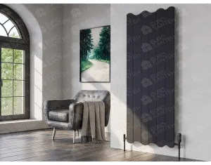 Calorifere decorativ LOJIMAX, colectia SERENO, negru mat