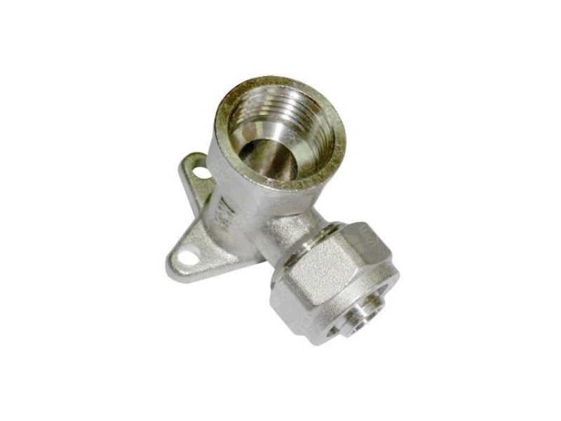 Угол для металлопласта с креплением (водорозетка) d20 мм х 3/4