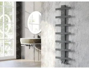 LOJIMAX designer towel warmers, ALBATROS STYLE collection, Matte Antracit