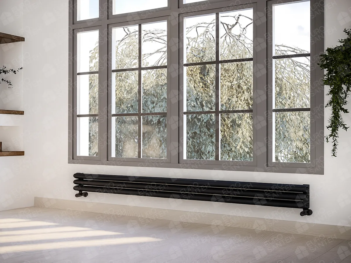 Calorifere decorativ LOJIMAX, colectia ALBITE HRZ, alb mat