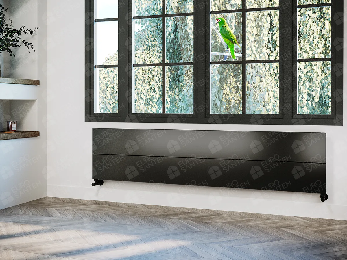 Calorifere decorativ LOJIMAX, colectia WEI DOUBLE HRZ, alb mat