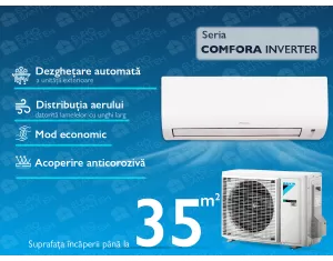 Air conditioner DAIKIN Inverter R32 COMFORA FTXP35N+RXP35N A++