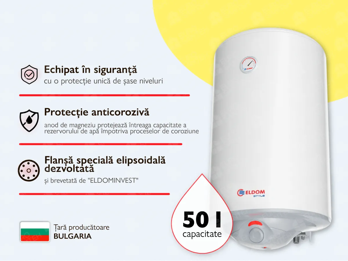 Electric boiler ELDOM 50L