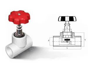Polypropylene valve (PPR) d.25