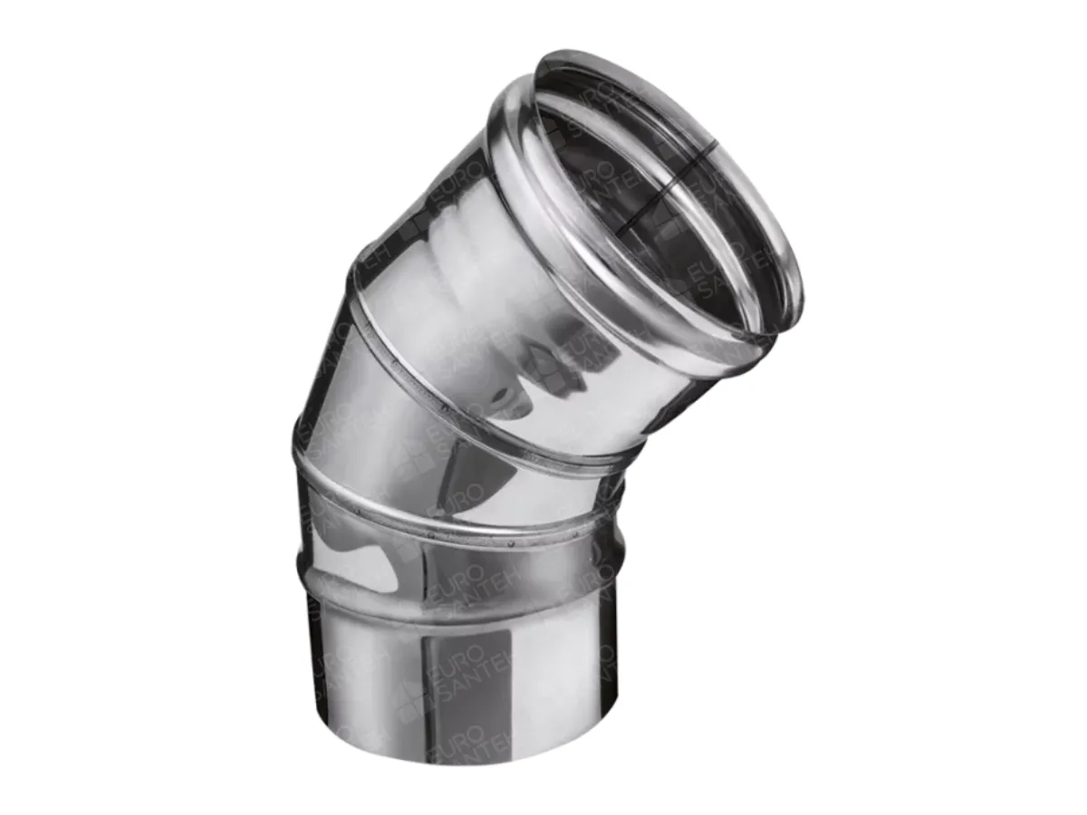 Unghi 30° pentru cos de fum CORAX Ø 120 mm (inox 304)