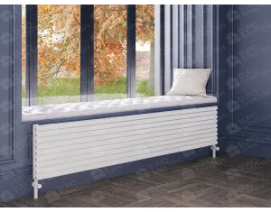 ALUMINUM HORIZONTAL RADIATOR FIONA HRZ высота 800 мм. ширина 499 мм. белый мат