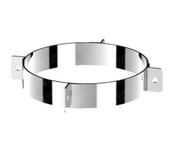 Stainless steel fixing collar (3 ears) SOLINOX d.130 (304 stainless steel)