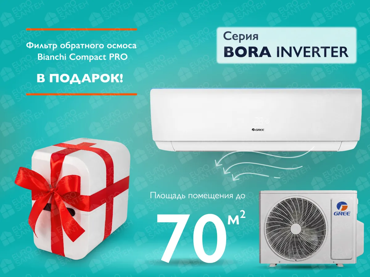 Кондиционер GREE BORA R32 Inverter GWH24AAD-24000 BTU