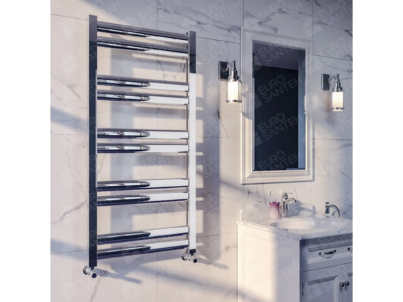 Design heated towel rail LOJIMAX, collection VIOLA 500 mm. 1500 mm.