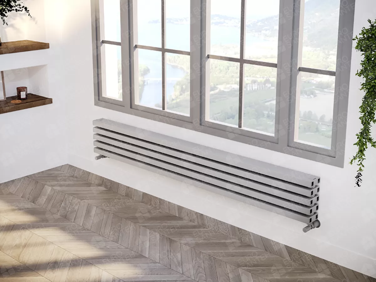 ALUMINUM HORIZONTAL RADIATOR LAPIS HRZ inaltimea 800 mm. latimea 311 mm. alb mat