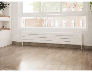 ALUMINUM HORIZONTAL RADIATOR NIORA HRZ inaltimea 800 mm. latimea 404 mm. negru mat