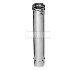 Teava cos de fum FERRUM d.130 mm, L-500 mm (inox 430/0,5 mm)