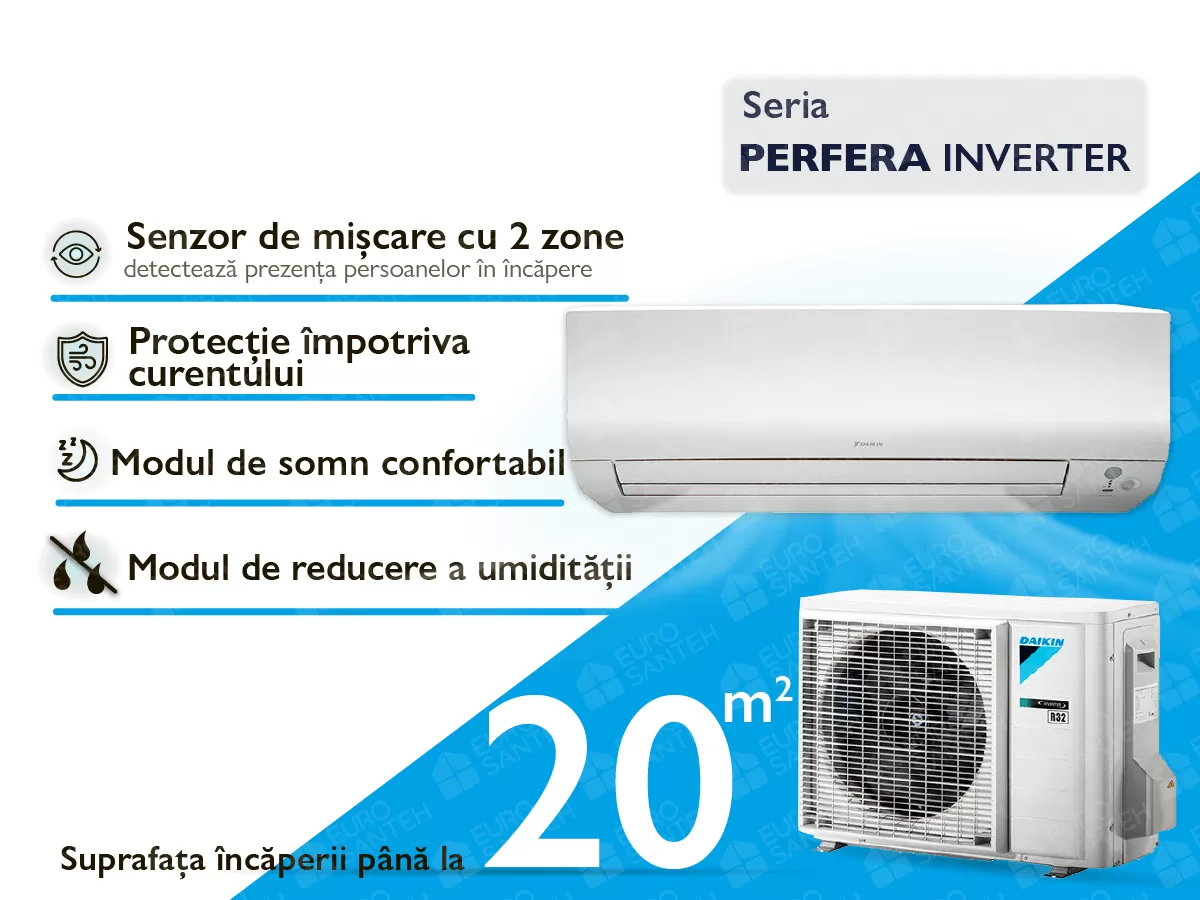 Air conditioner DAIKIN Inverter PERFERA FTXM20R9+RXM20R9 A+++