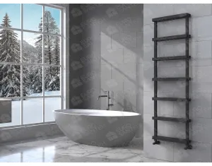 Uscător de prosoape de design LOJIMAX colecția FABIO 1000x500 mm, Antracit
