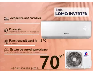 Air conditioner GREE LOMO R32 Inverter GWH24QD-24000 BTU