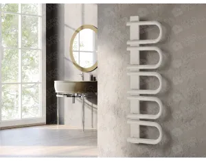 LOJIMAX PANA collection designer towel radiator 1445x520 mm, Lemon