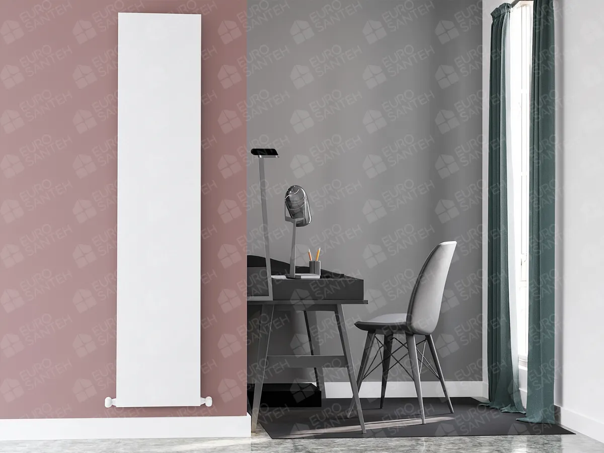 Designer radiator LOJIMAX, collection  SOSA height 1800 mm. width 404 mm. black mat
