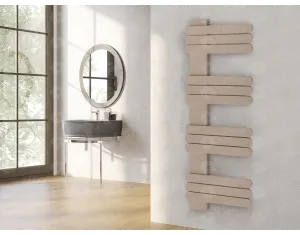 LOJIMAX NUMMO collection designer towel radiator 1120x500 mm, Kiwi