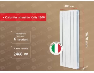 Aluminum radiator Kalis 1600 (6 elem.)