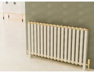 FLOOR STANDING ALUMINUM RADIATOR CAST LUX height 1800 mm. width 700 mm. black mat