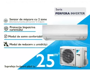 Air conditioner DAIKIN Inverter R32 PERFERA FTXM25R+RXM25R9 A+++