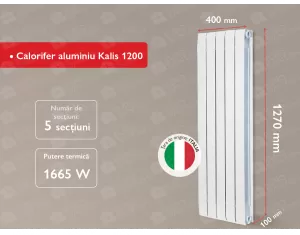 Aluminum radiator Kalis 1200 (5 elem.)