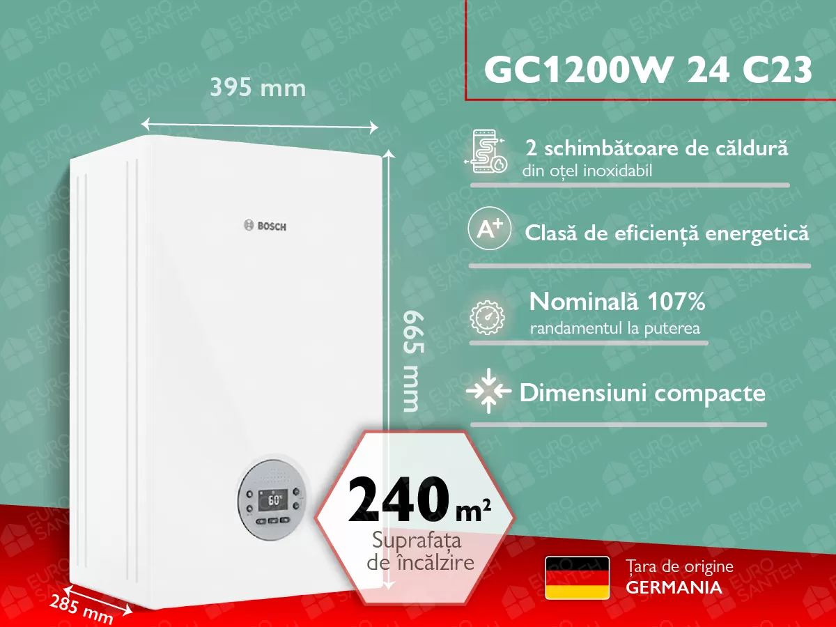 BOSCH Condens GC1200W 24 C23 condensing boiler