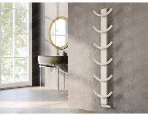 LOJIMAX designer towel warmers, OXY collection, Matte  Lemon gloss