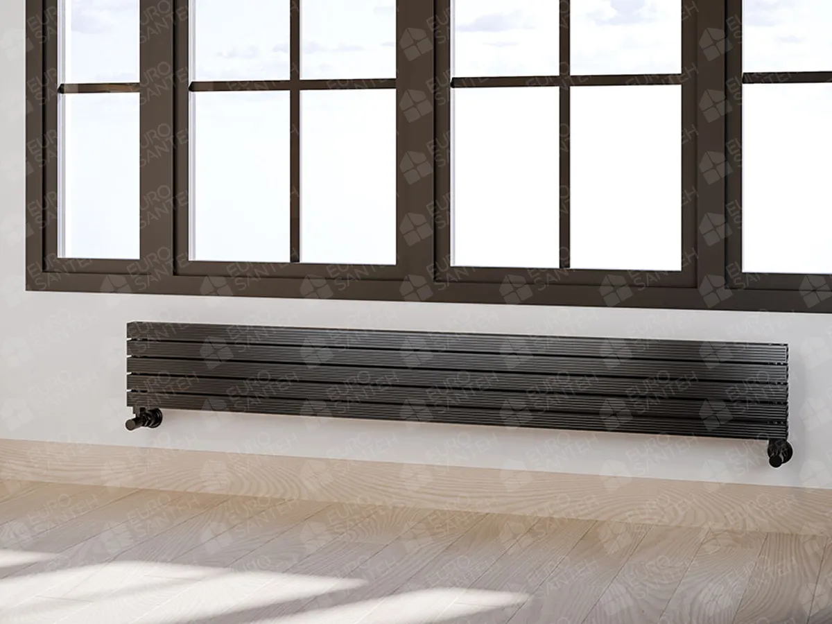 Designer radiators LOJIMAX, ELMAS PLUS HRZ collection, white matte