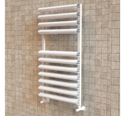 Design heated towel rail LOJIMAX, collection PERIDOT 400 mm. 730 mm.