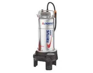 Pompa electrică de drenaj Pedrollo TRITUS TIGm 0.75 cu mecanism de tăiere.
