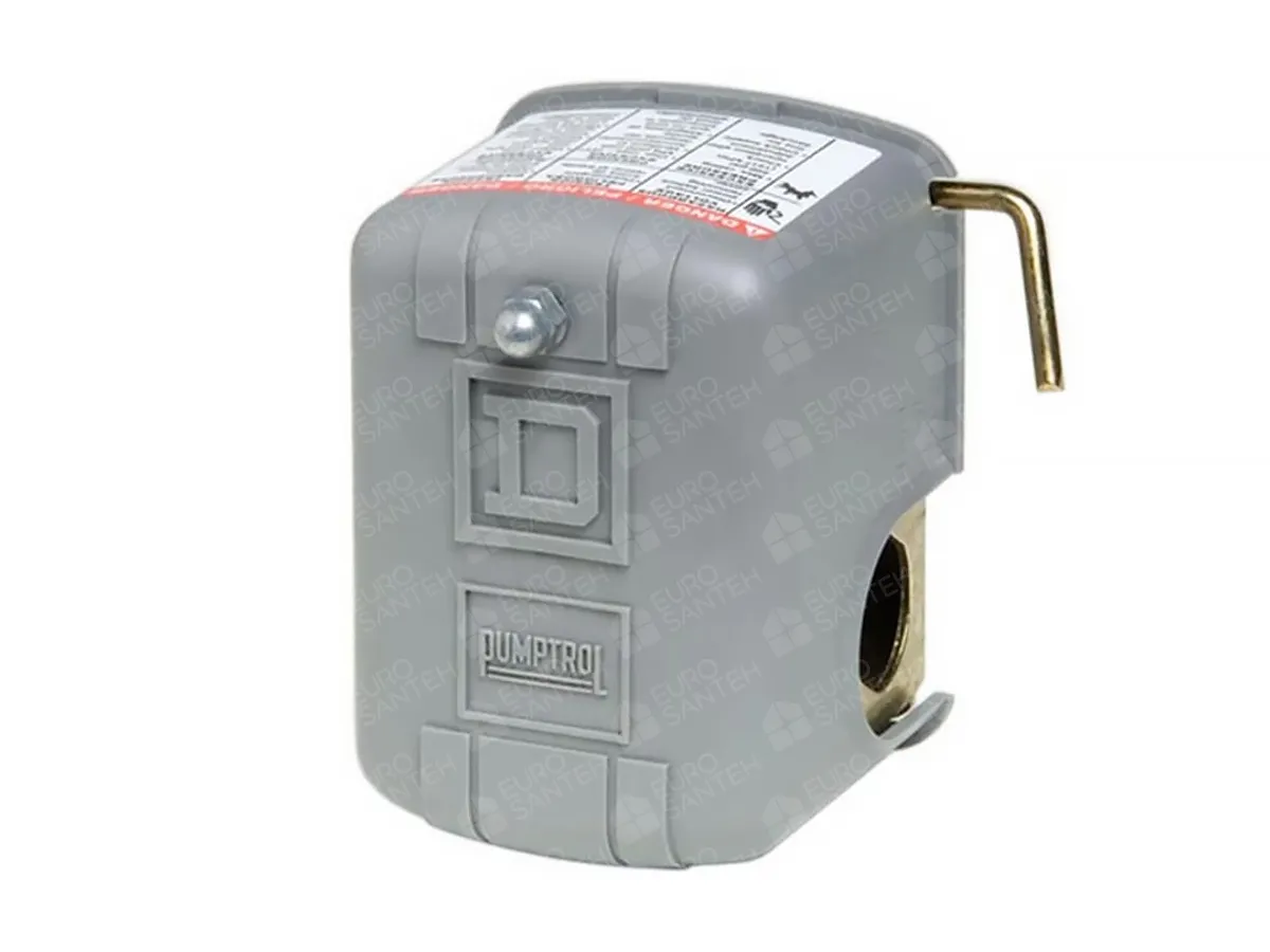 Pedrollo FSG-2-D901 Pressure Switch with Dry Run Protection (1.4-2.8 Bar, 1-4) GRAY.