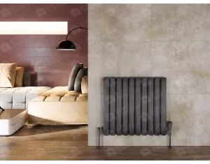 Designer radiator LOJIMAX, collection  VOLE height 300 mm. width 2364 mm. white mat