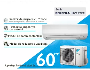 Conditioner DAIKIN Inverter R32 PERFERA FTXM60R+RXM60R9 A+