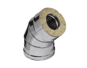 Insulated Chimney Elbow 30° CORAX  Ø 220-300 мм (inox 430/304)