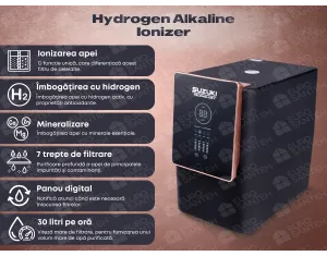 Filtru cu osmoza inversa pentru apa potabila Suzuki Hydrogen Alkaline Ionizer 