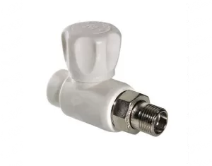 Angle valve made of polypropylene for radiator (PPR) d.20