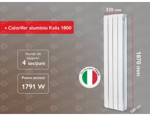 Aluminum radiator Kalis 1800 (4 elem.)