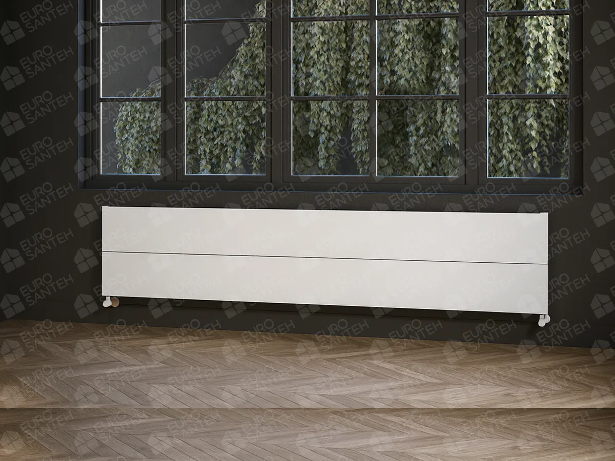 ALUMINUM HORIZONTAL RADIATOR WEI DOUBLE HRZ высота 2000 мм. ширина 404 мм. белый мат