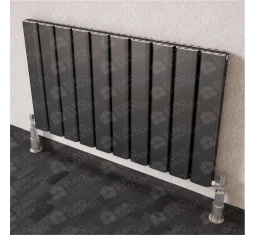 LOJIMAX radiator, DIAMOND DOUBLE (Color Anthracite grey)