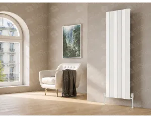 Designer radiator LOJIMAX AMAZONITE collection 1200x620 mm, White