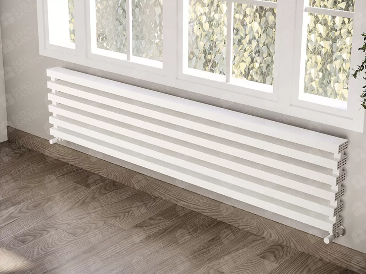 ALUMINUM HORIZONTAL RADIATOR OPAL HRZ height 800 mm. width 315 mm. white mat