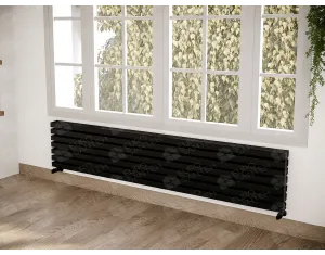 Calorifere decorativ LOJIMAX, colectia OPAL PLUS HRZ, negru mat